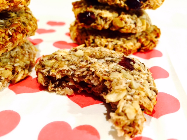 Hafer Cookies mit Cranberries und Banane - BAKEAHOLIC